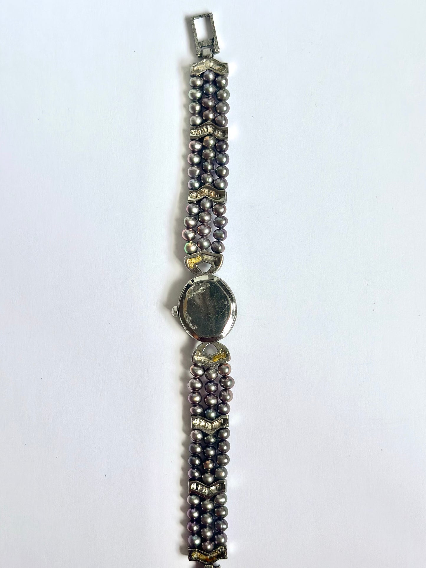Real Pearls Silver Watch