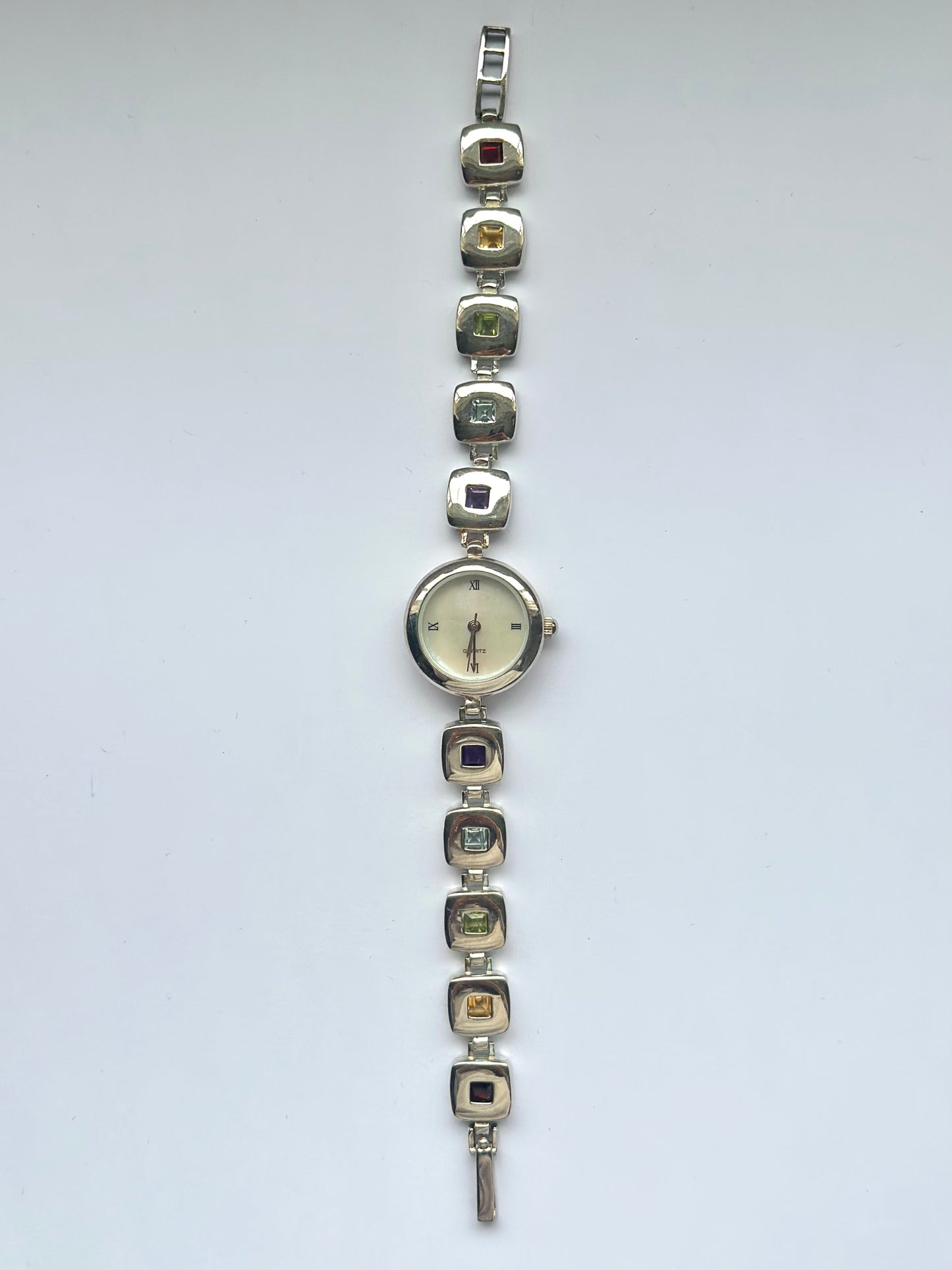 Sterling Silver Gemstone Watch