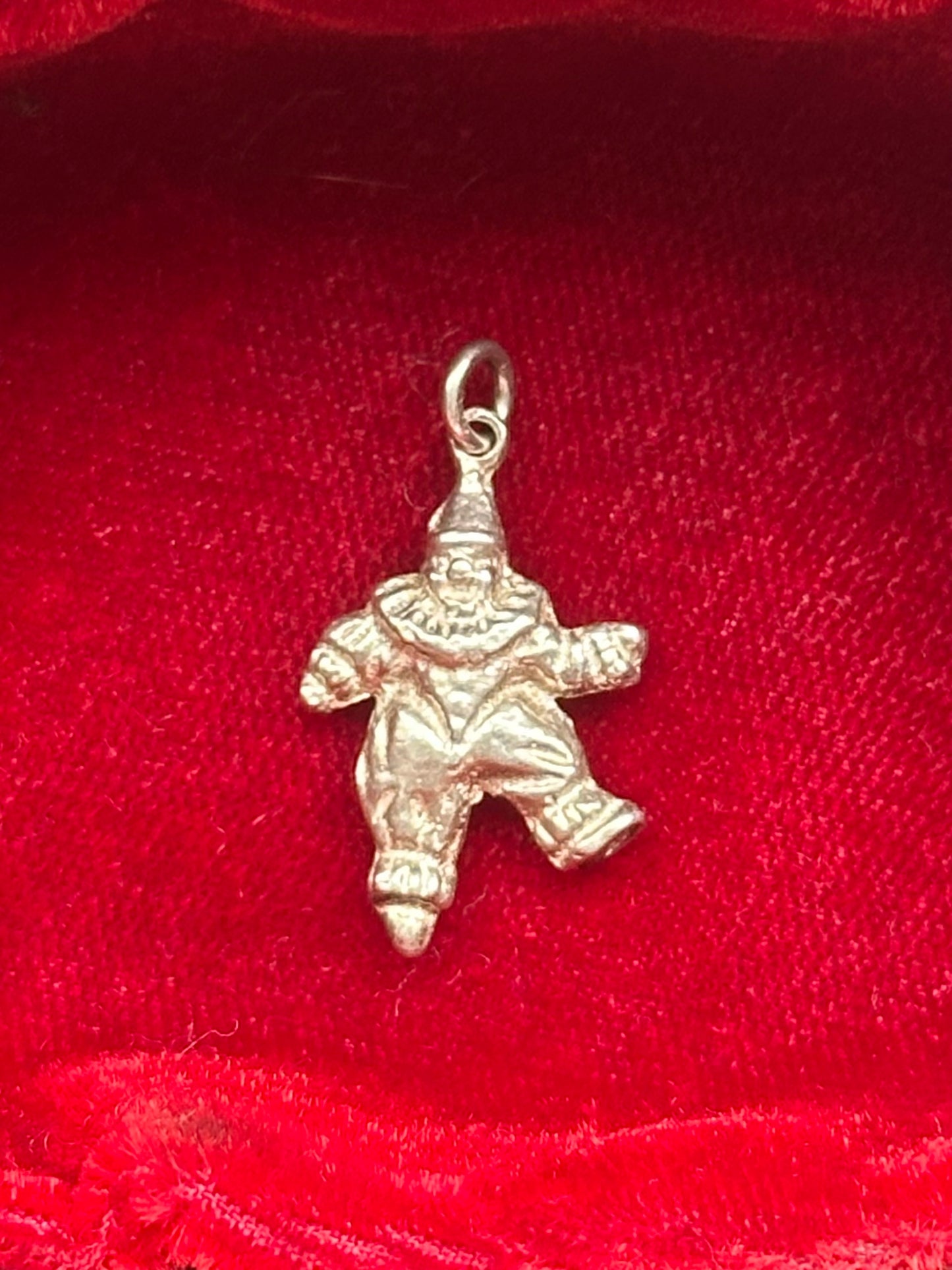 Sterling Silver Clown Charm