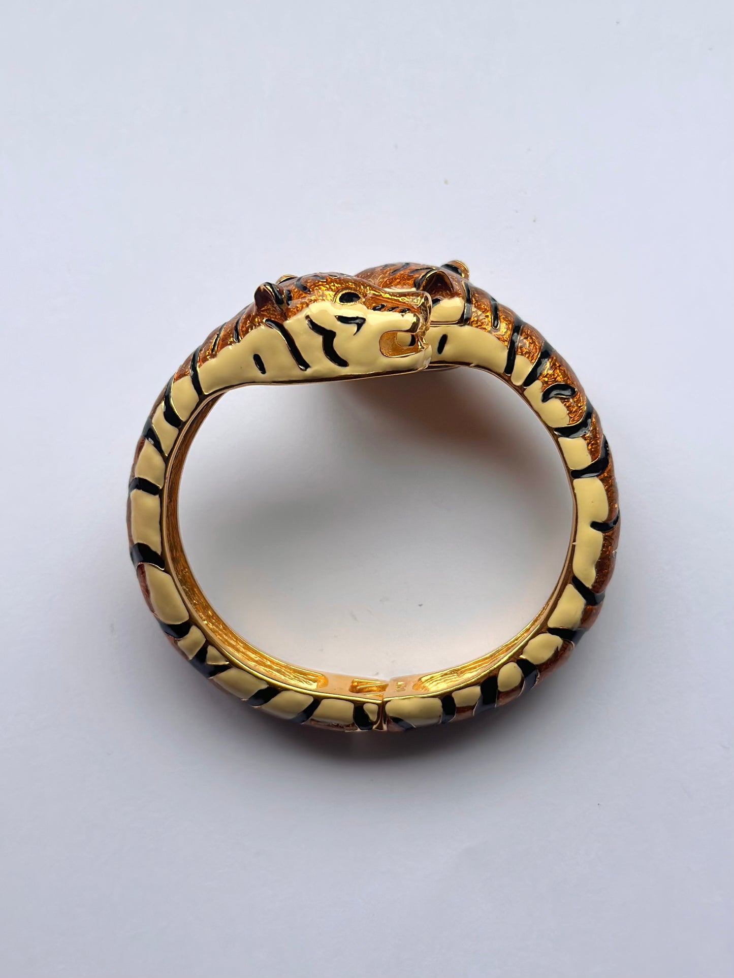 1990s Enamel Tiger Watch