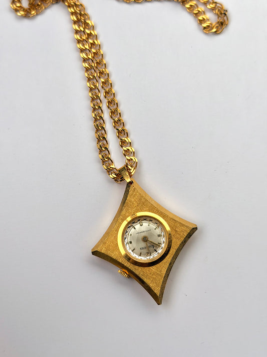 Watch Wind Up Necklace