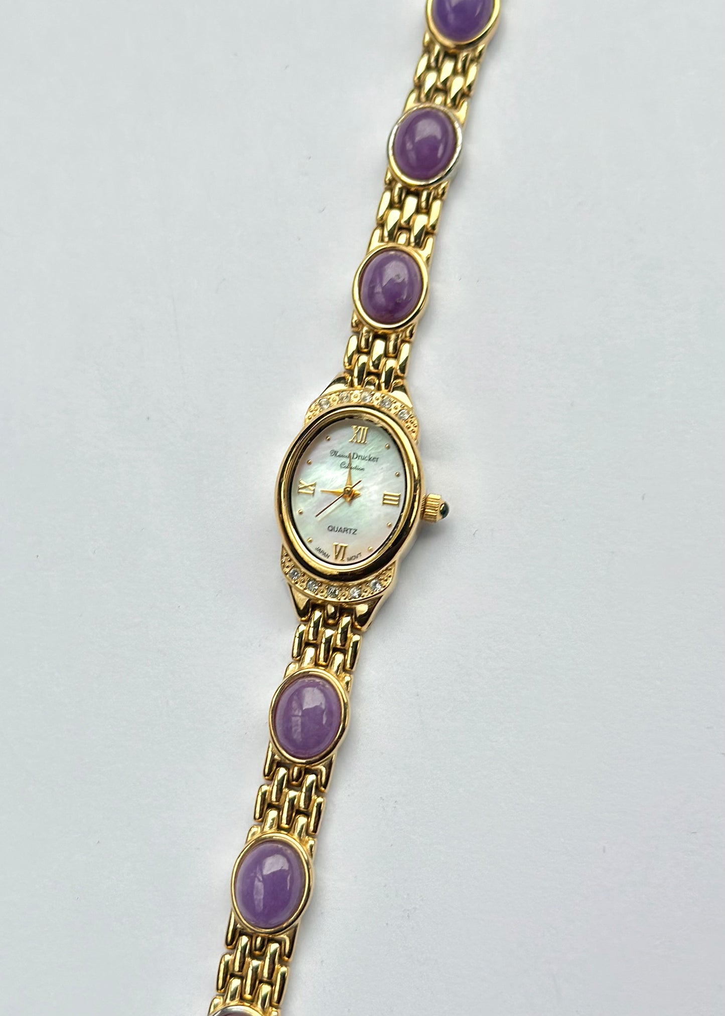 Amethyst Gold Watch