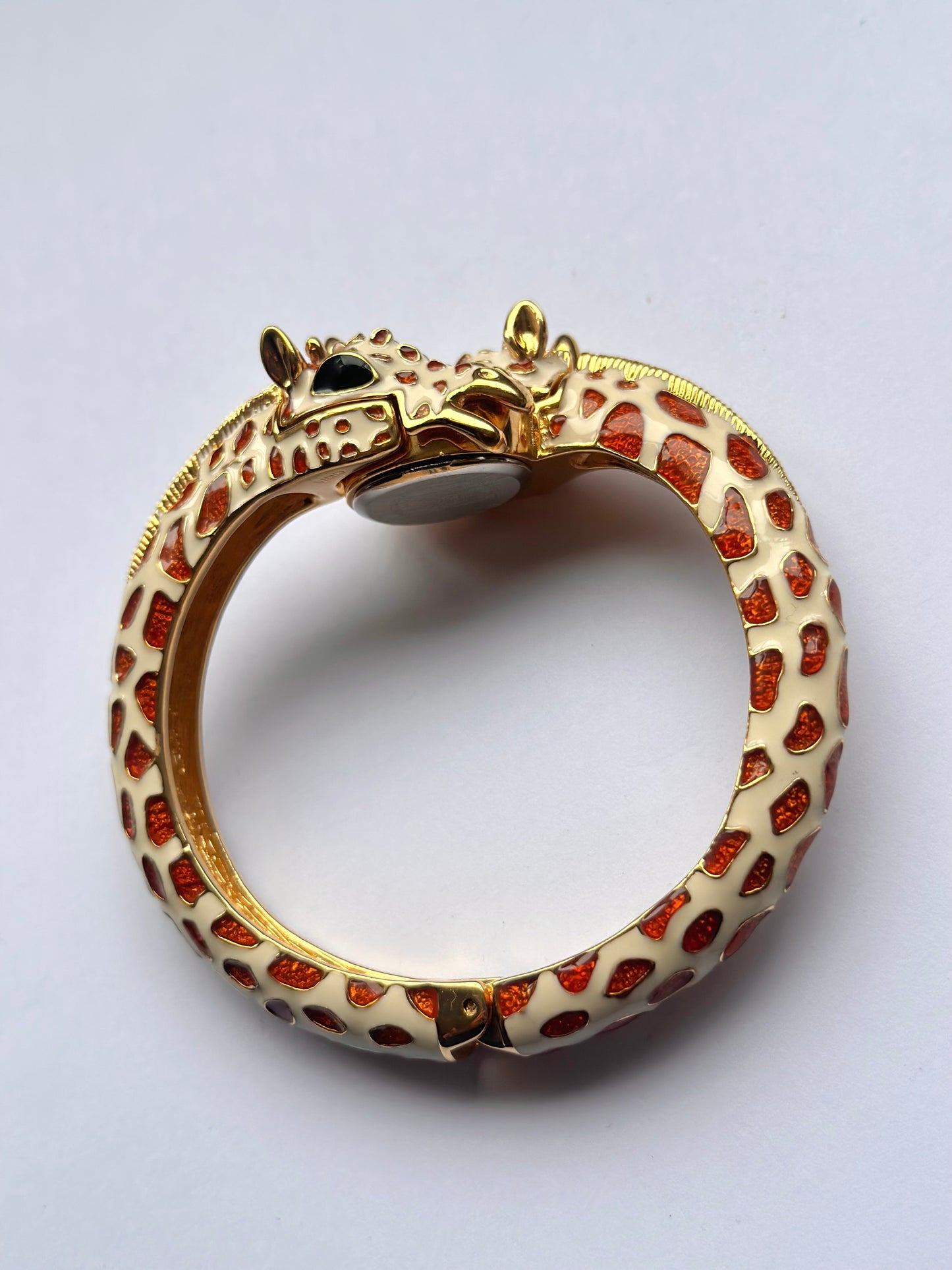 1990s Enamel Giraffe Watch