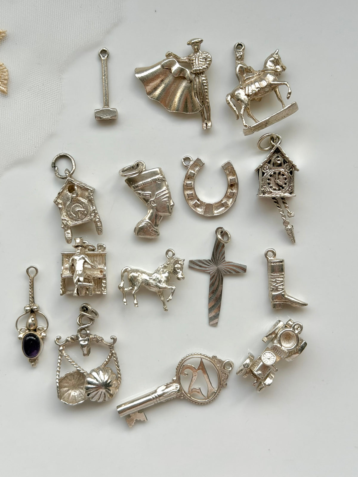 Hammer Silver Charm