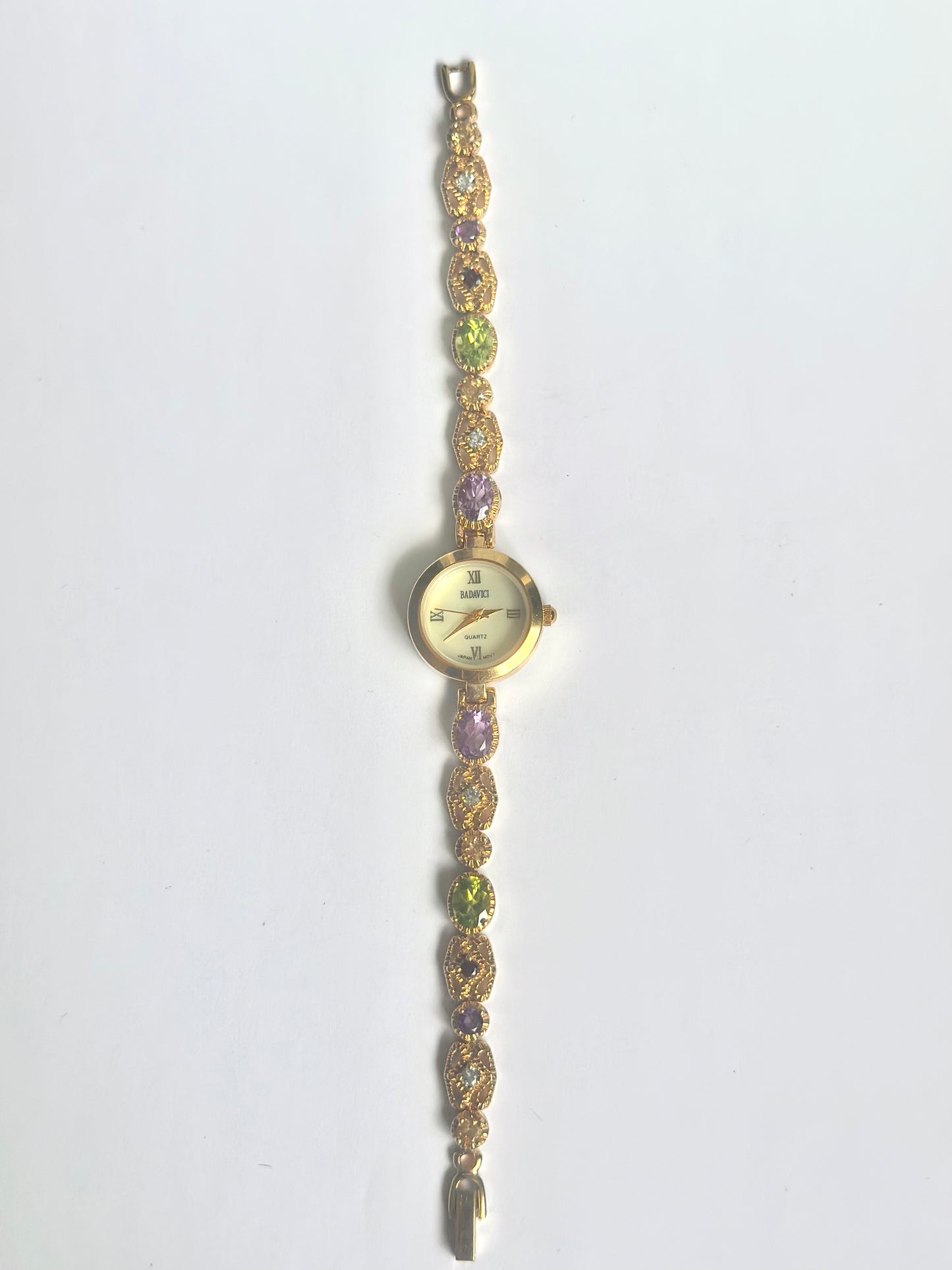 Multi Gem Gold Watch