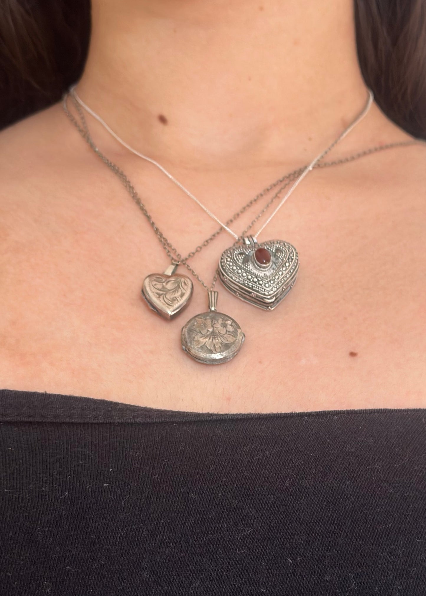 Mid-century Sterling Silver Pill Locket