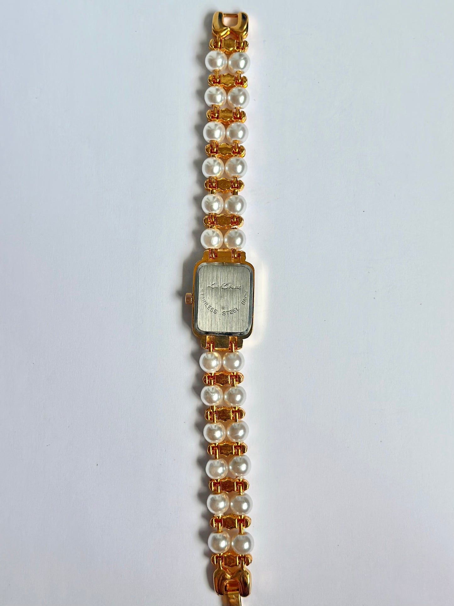 Faux Pearl Watch