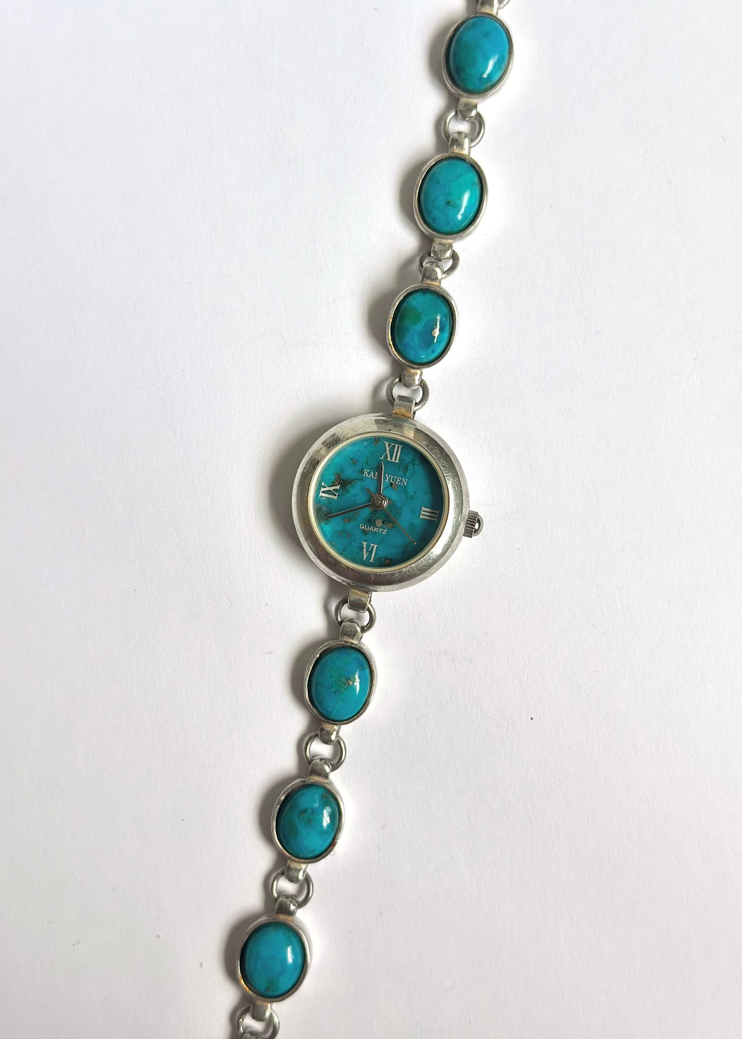 Sterling Silver Turquoise Watch