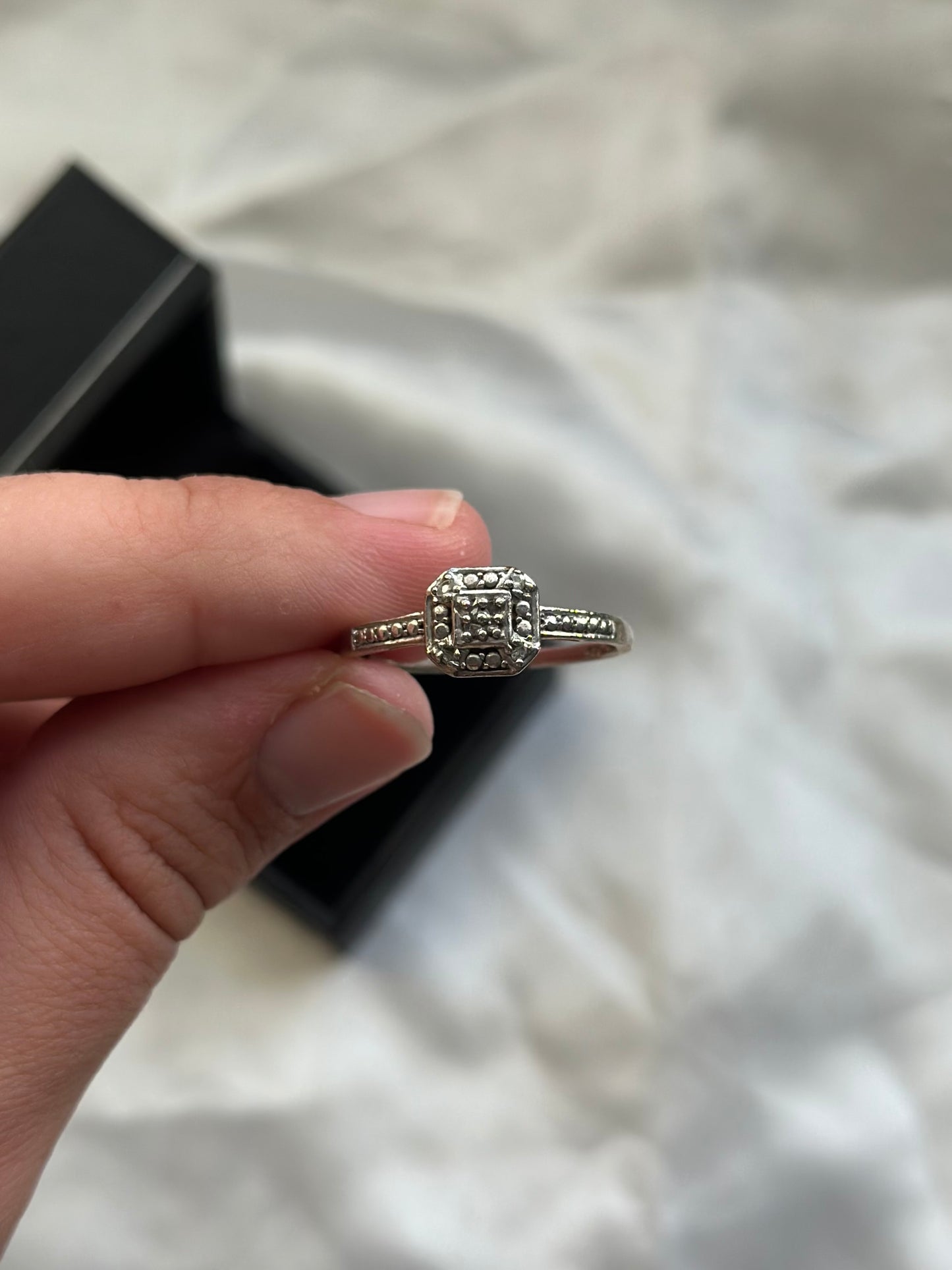 Sterling Silver Marcasite Ring