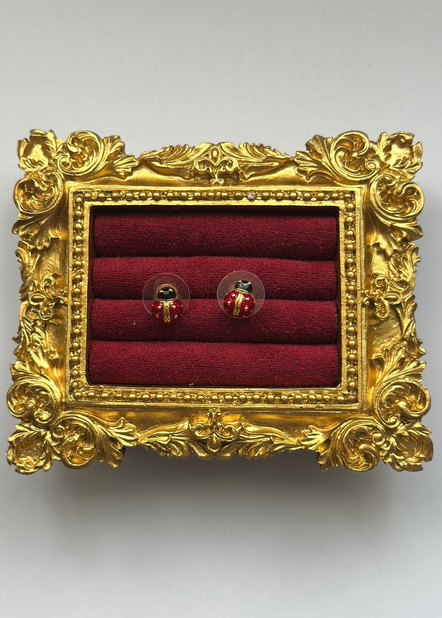 Joan Rivers Ladybug Earrings