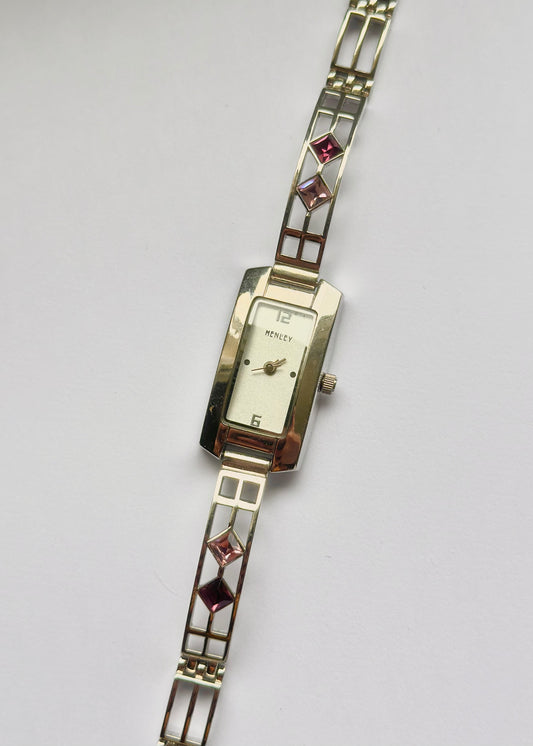 Silver Gem Watch