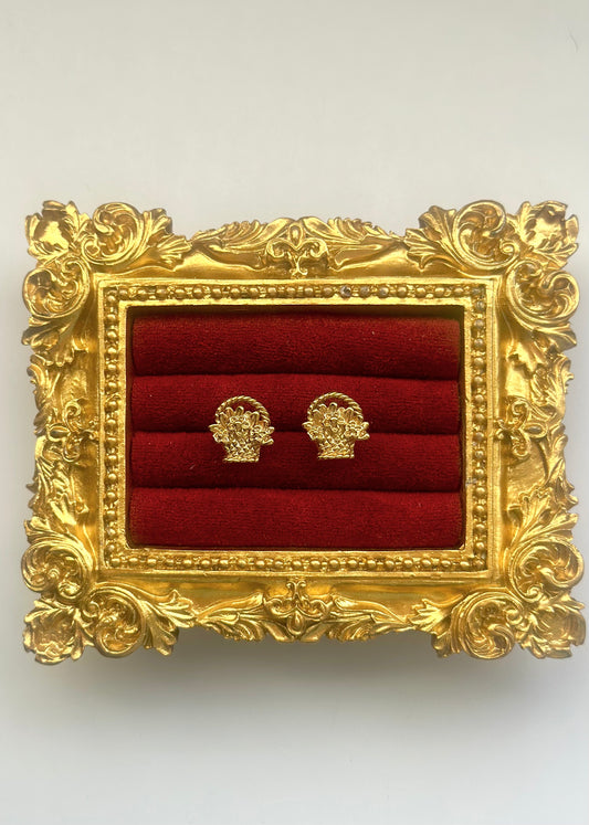 Flower Bouquet Vintage Earrings