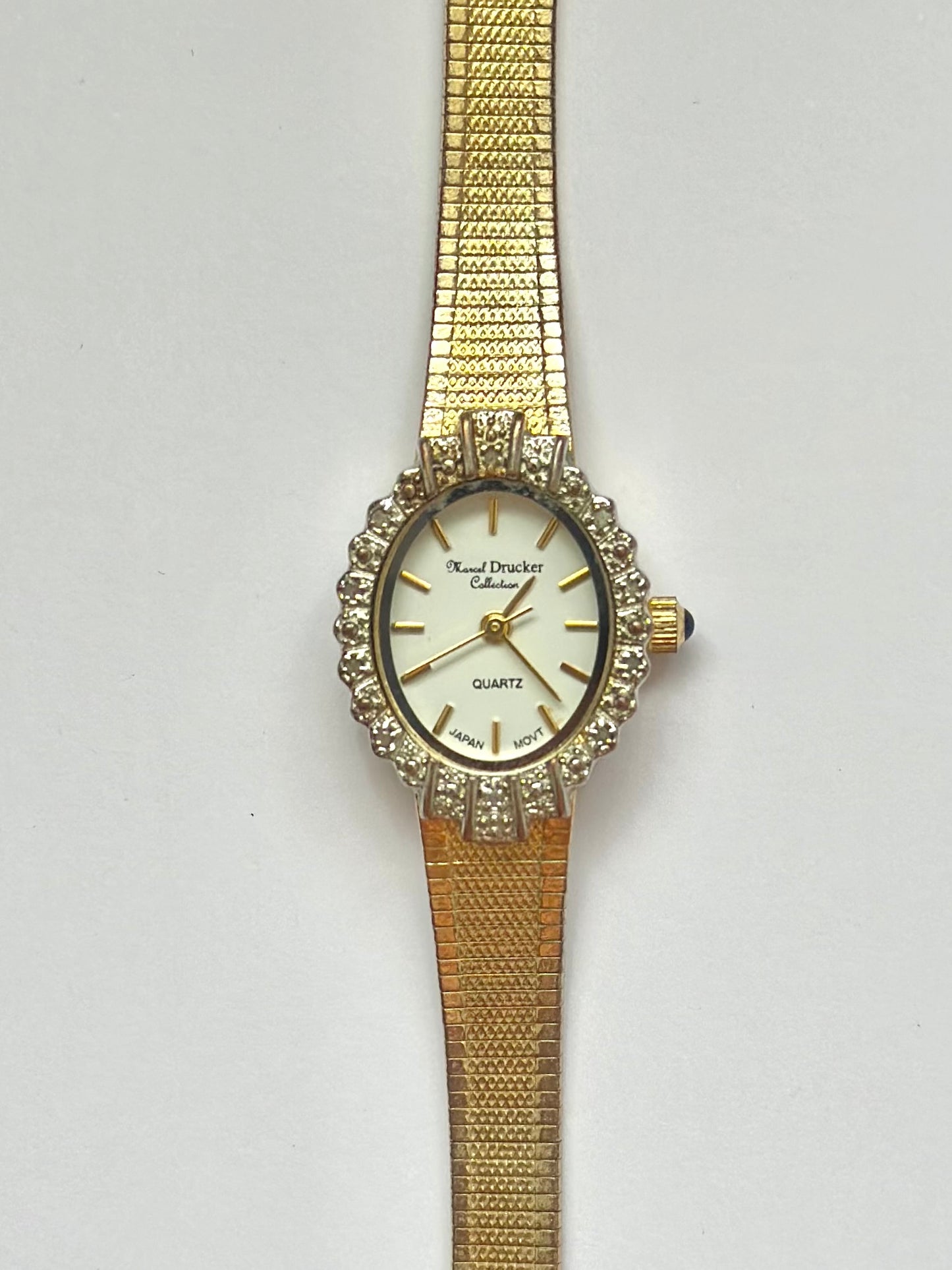 Gold Diamond Bezel Watch