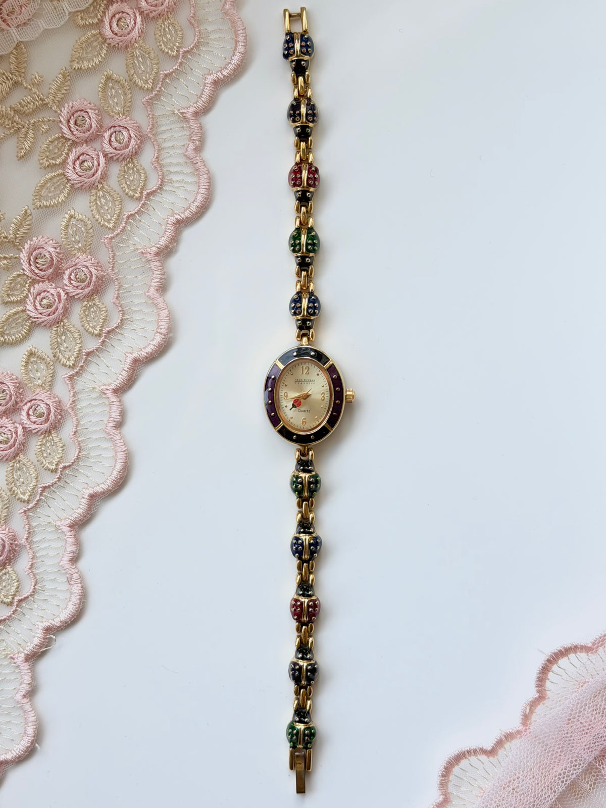 Gold Ladybug Watch