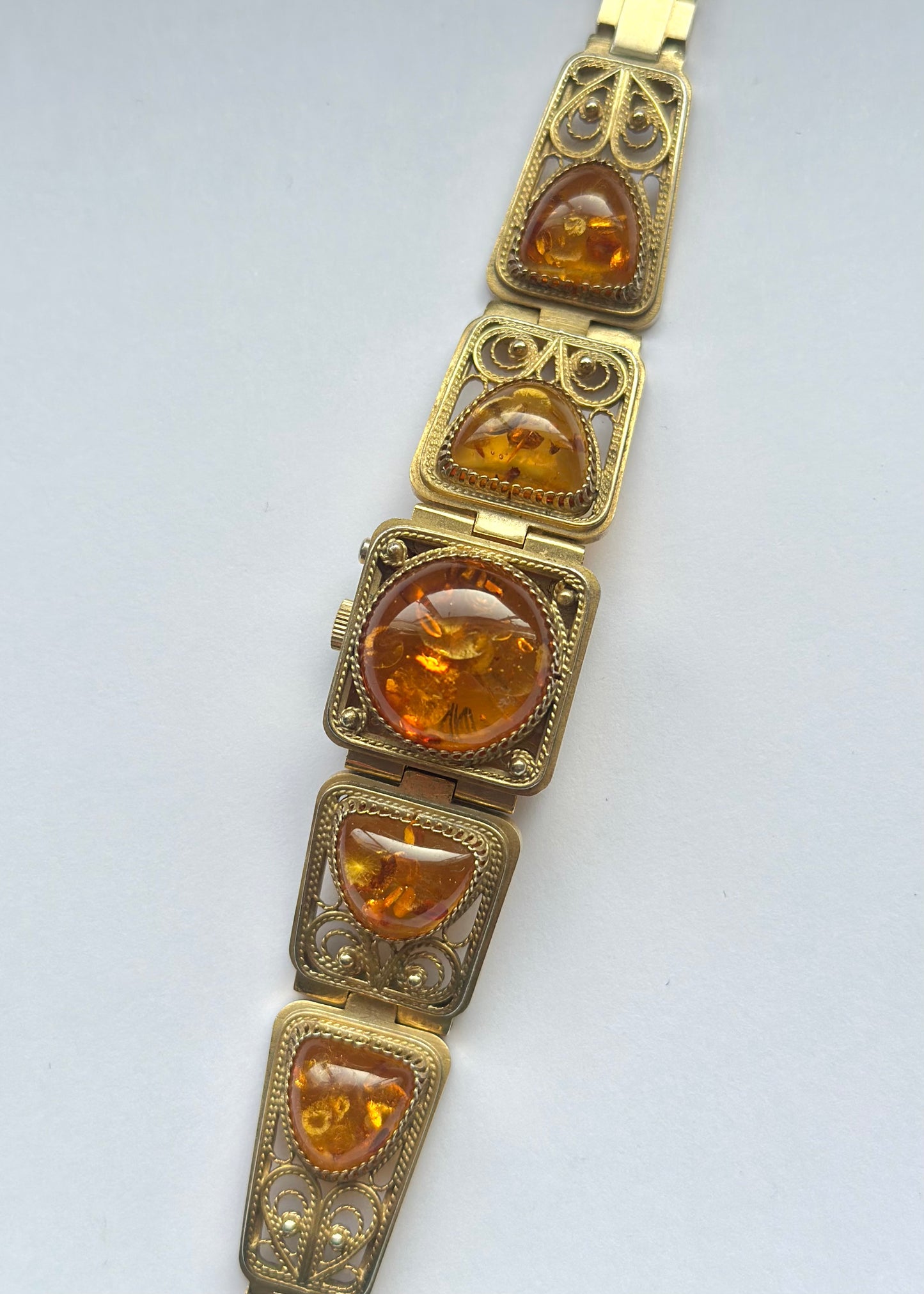 Amber Stone Rare Watch