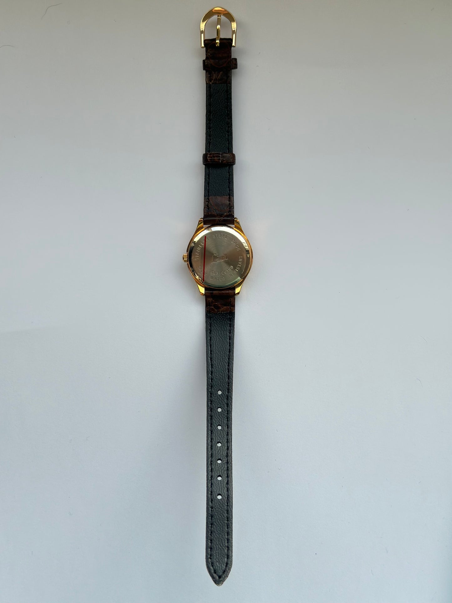 Brown Leather Strap Watch