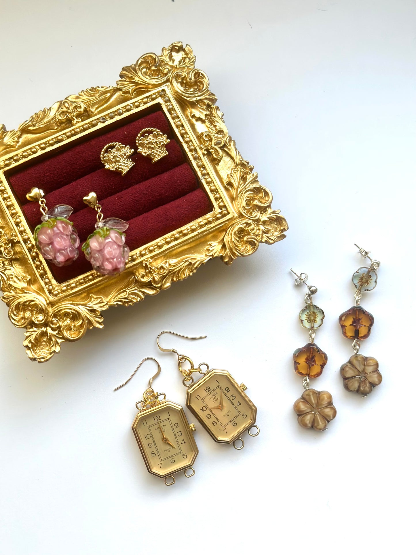 Re-Purposed Watch Earrings