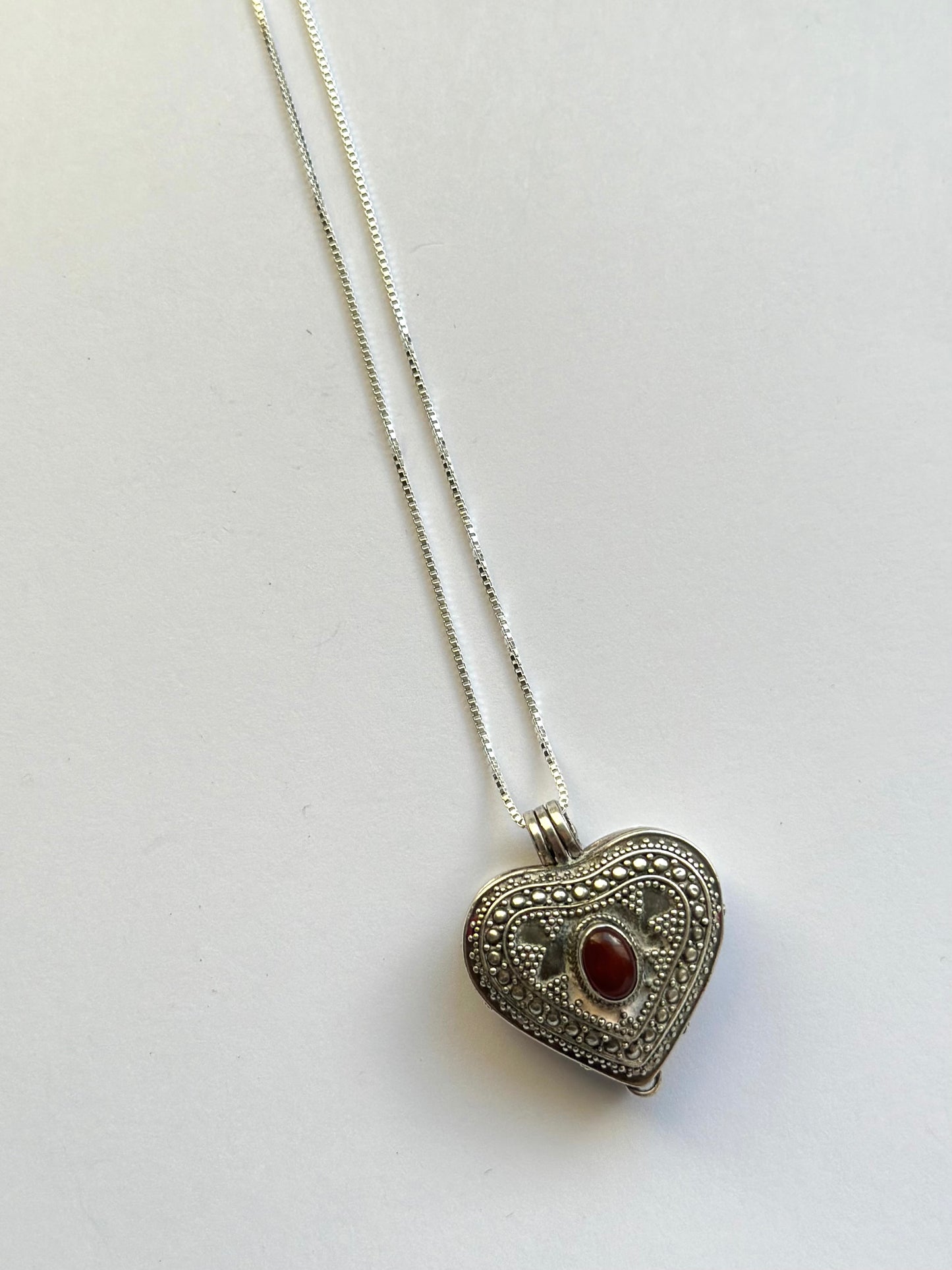 Mid-century Sterling Silver Pill Locket