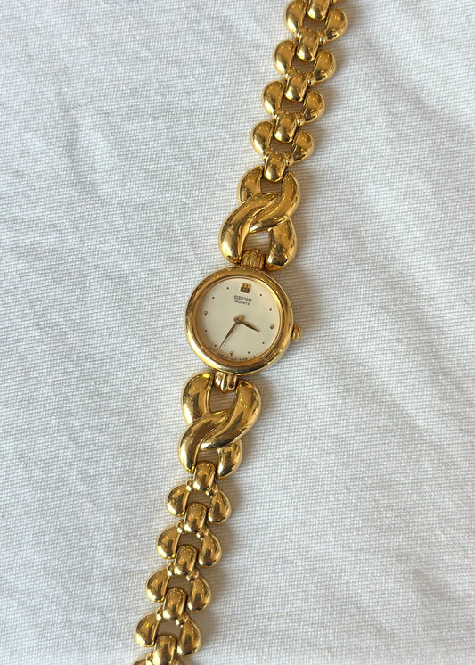 Rare Seiko Gold Watch with box
