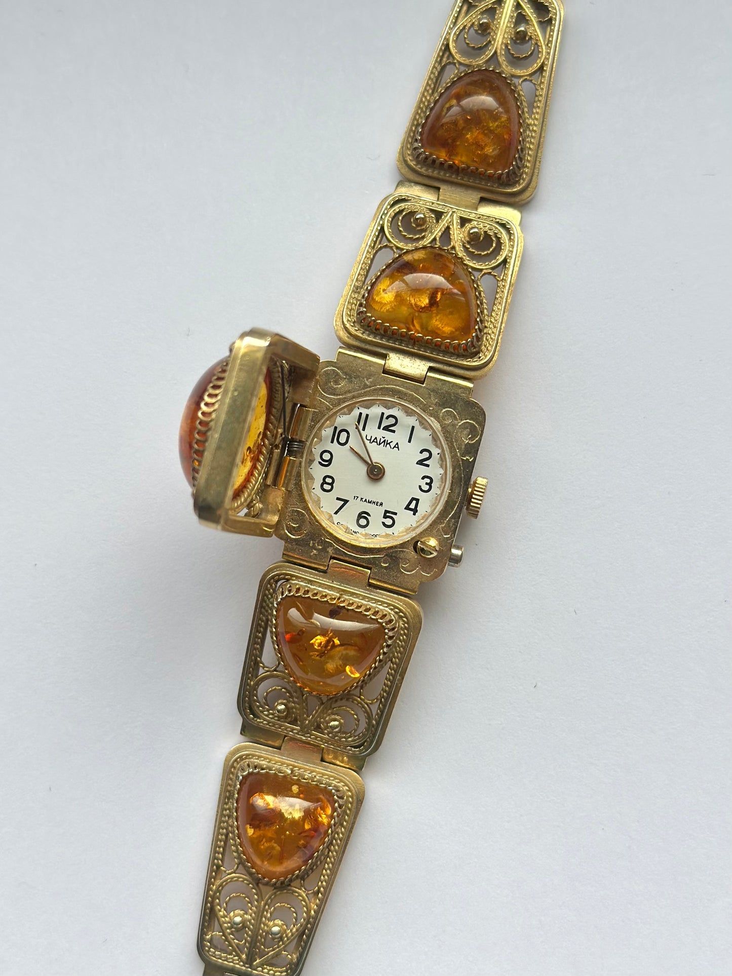 Amber Stone Rare Watch