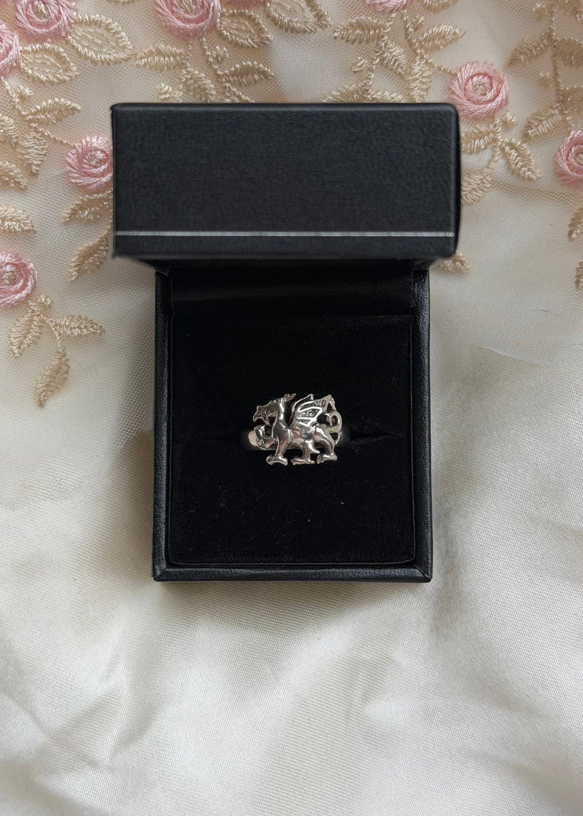 Dragon Adjustable Sterling Silver Ring