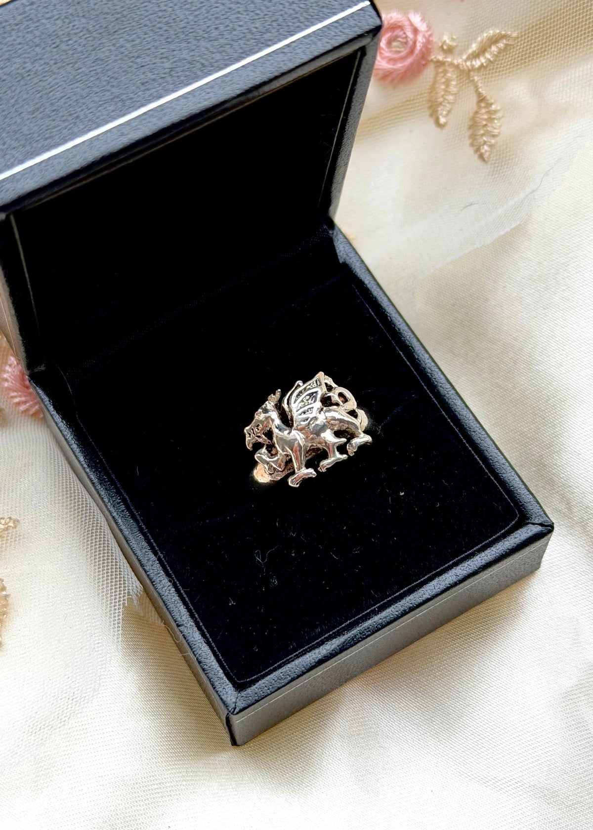 Dragon Adjustable Sterling Silver Ring