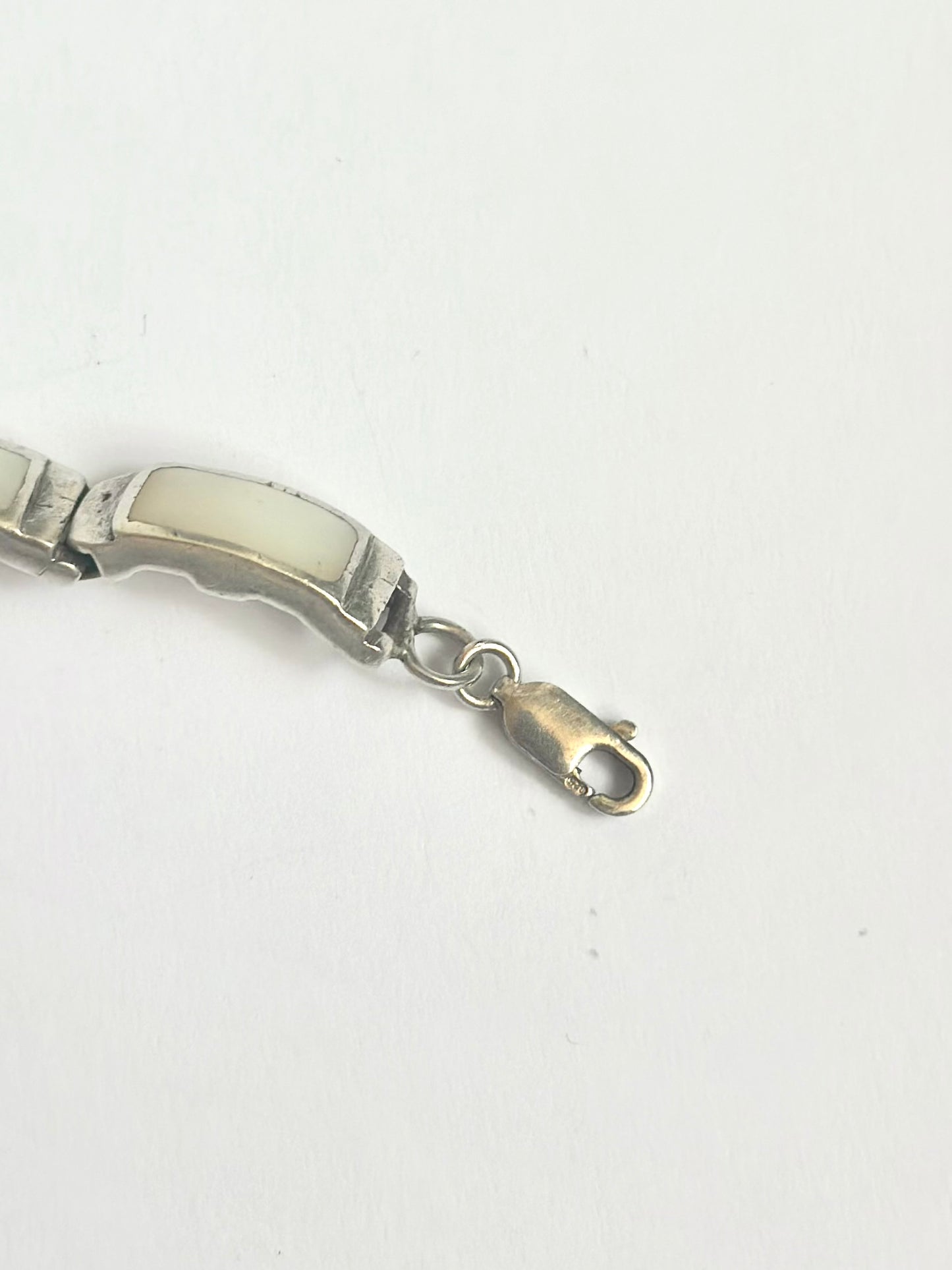 Sterling Silver mother of pearl Bracelet
