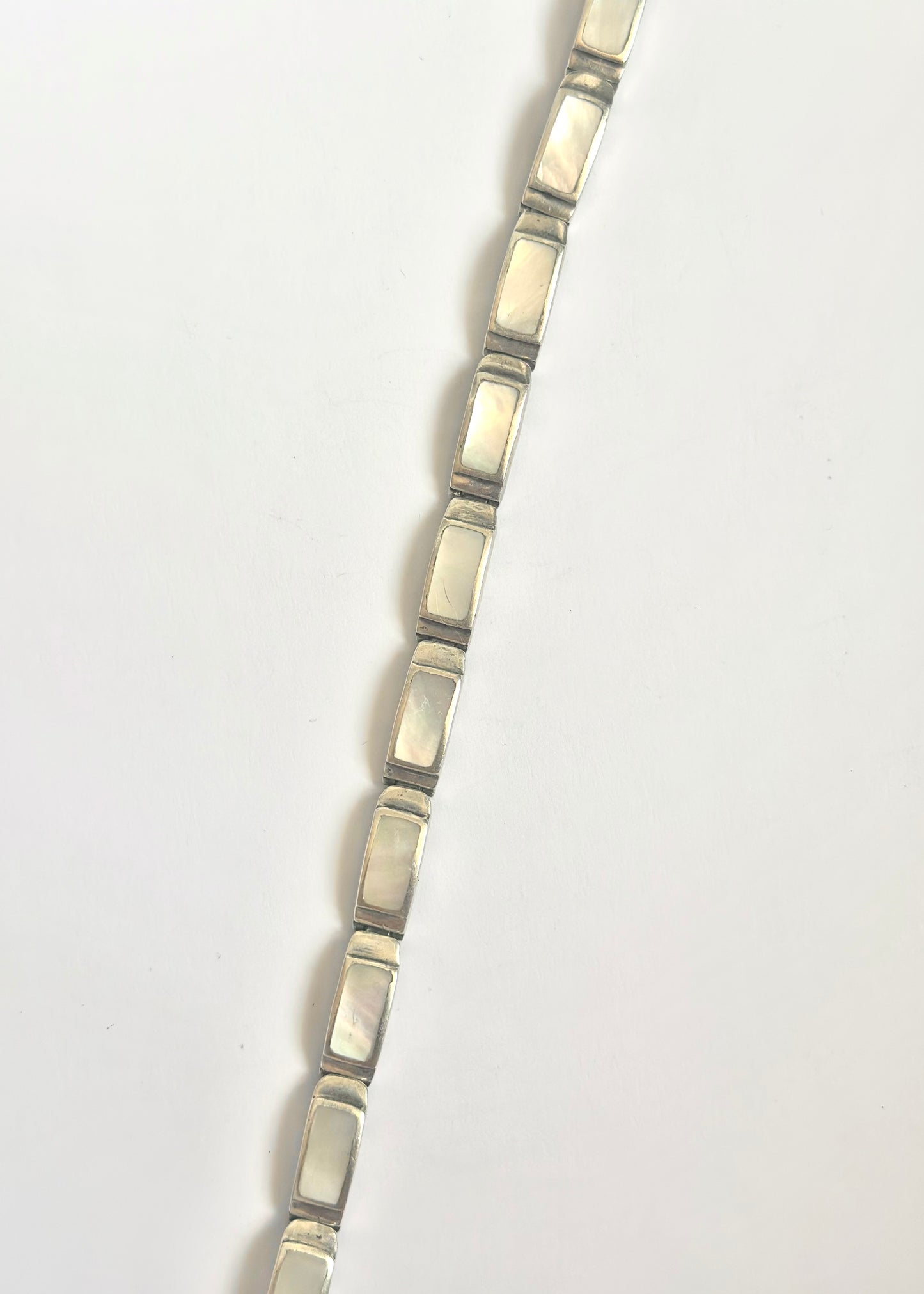Sterling Silver mother of pearl Bracelet