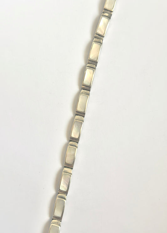 Sterling Silver mother of pearl Bracelet