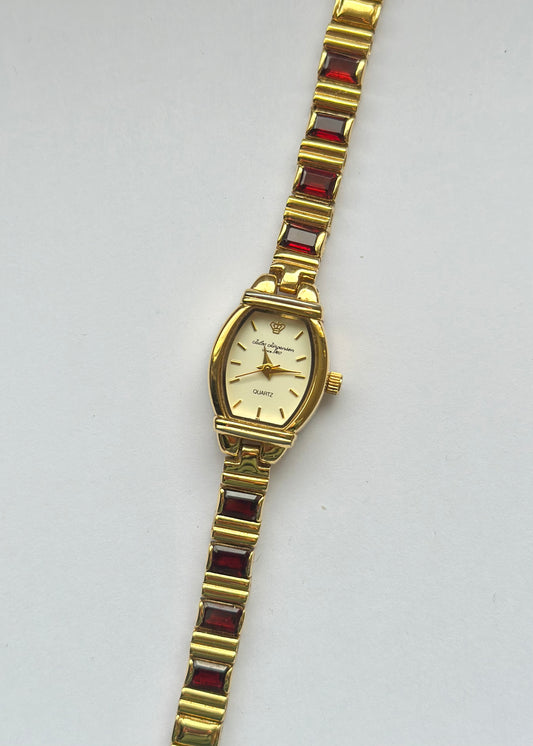 Rare Garnet Stone Watch
