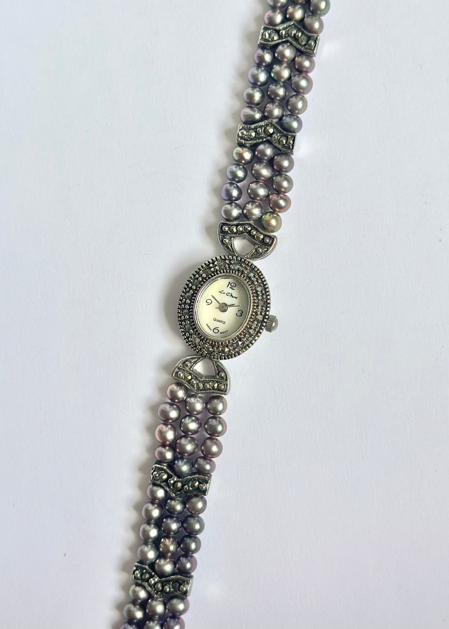 Real Pearls Silver Watch