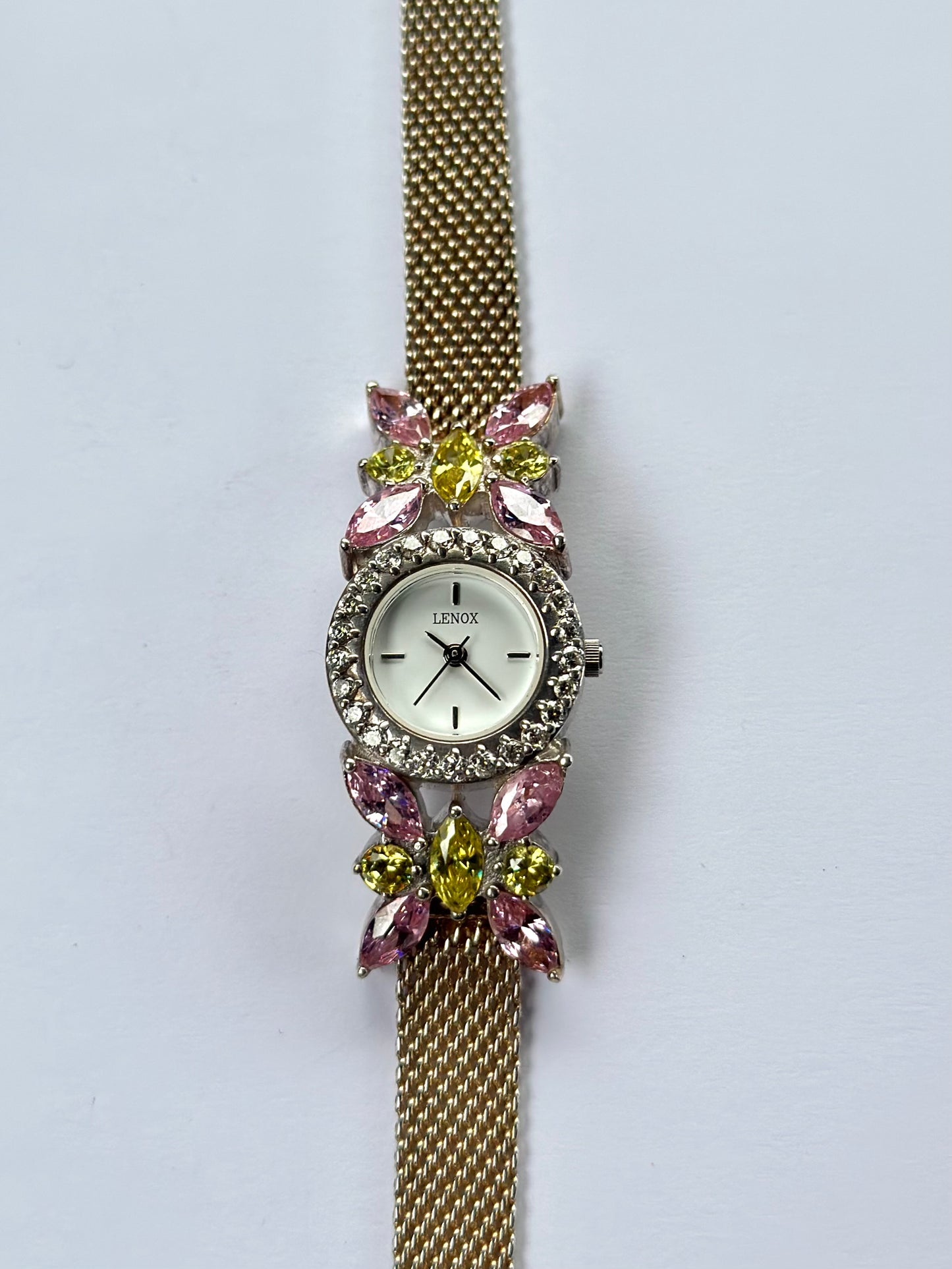 Sterling Silver Butterfly Watch