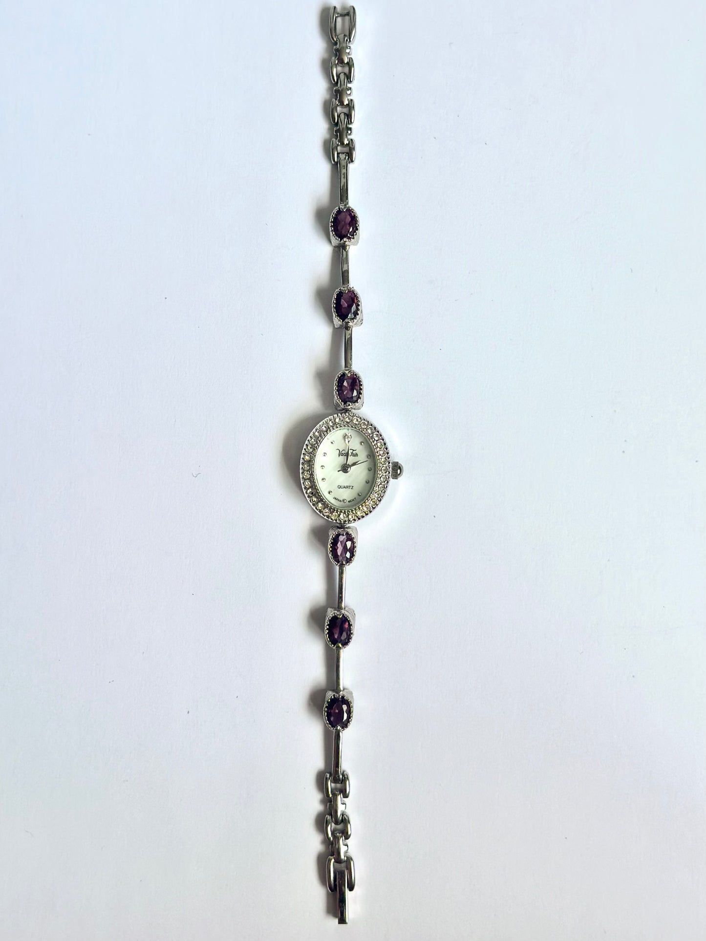 Dainty Purple Silver Watch