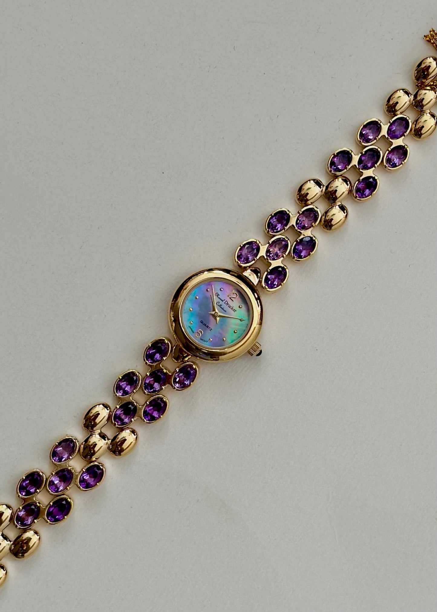 Rare Amethyst Gold Watch