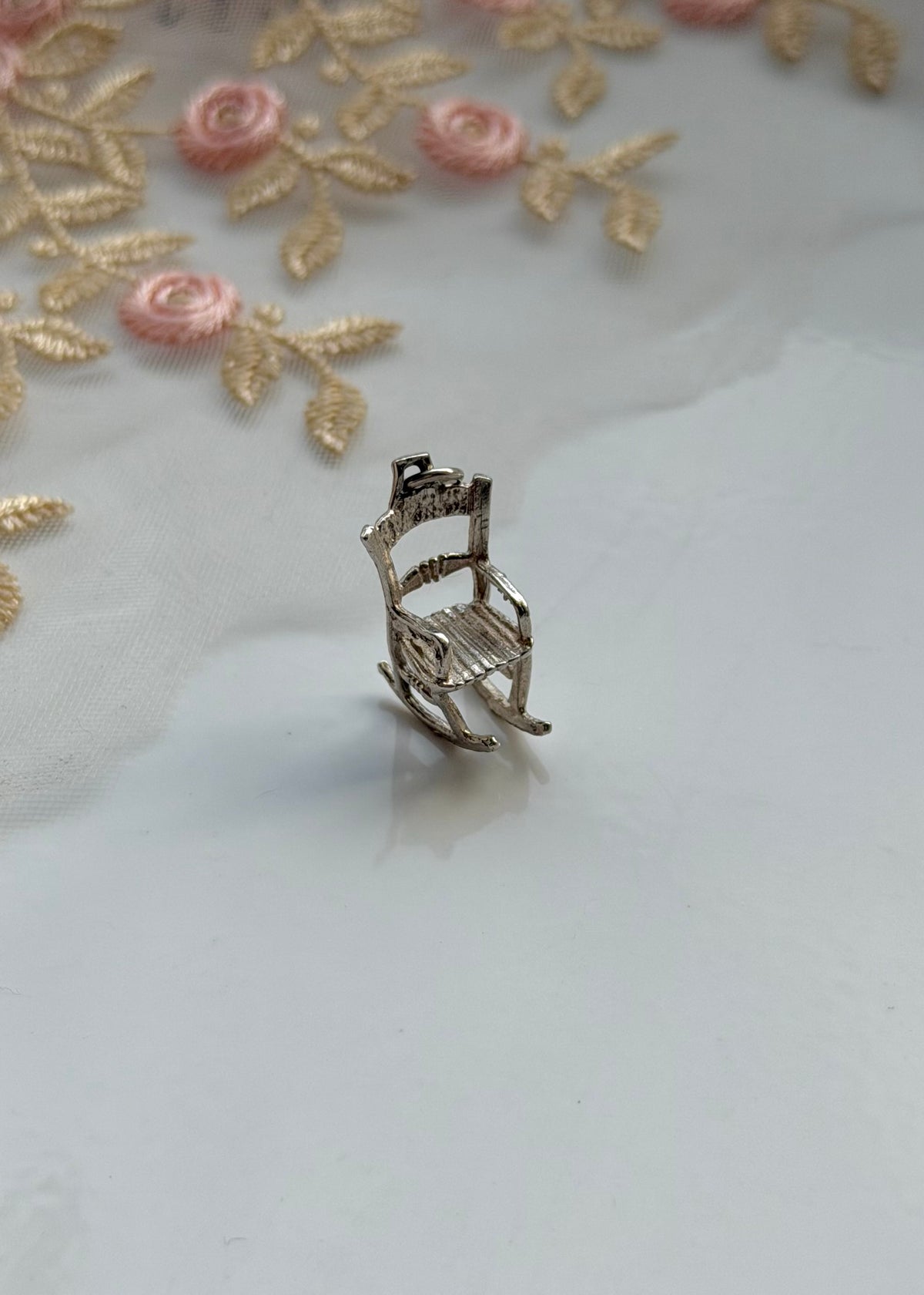Rocking Chair Sterling Silver Charm