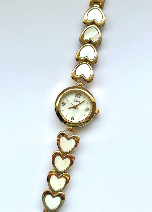 Heart Gold Watch