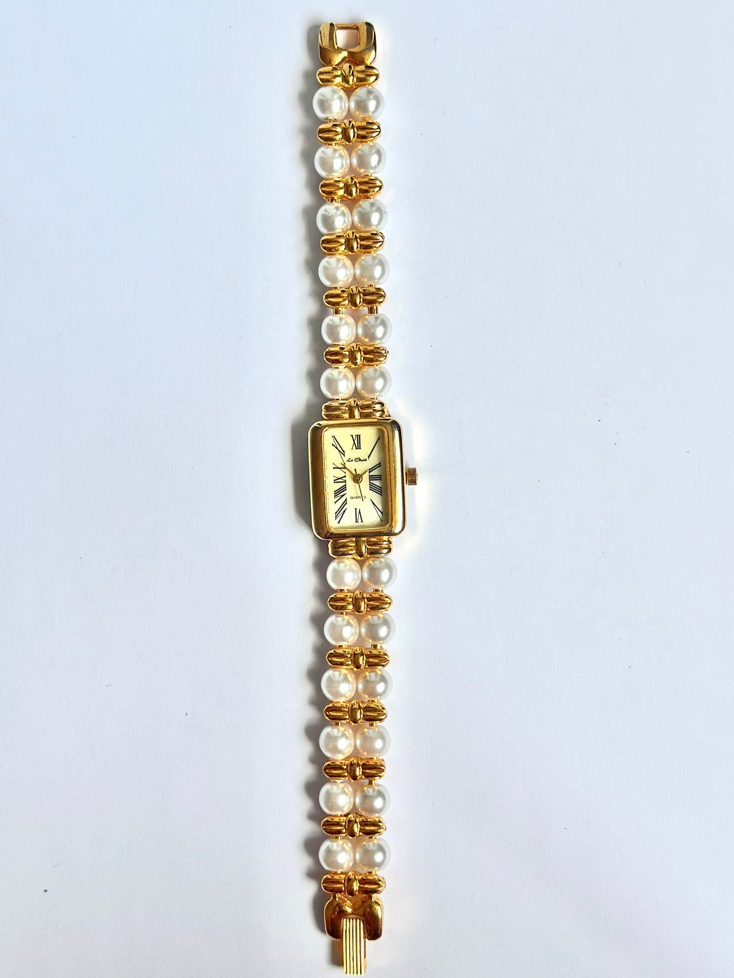 Faux Pearl Watch