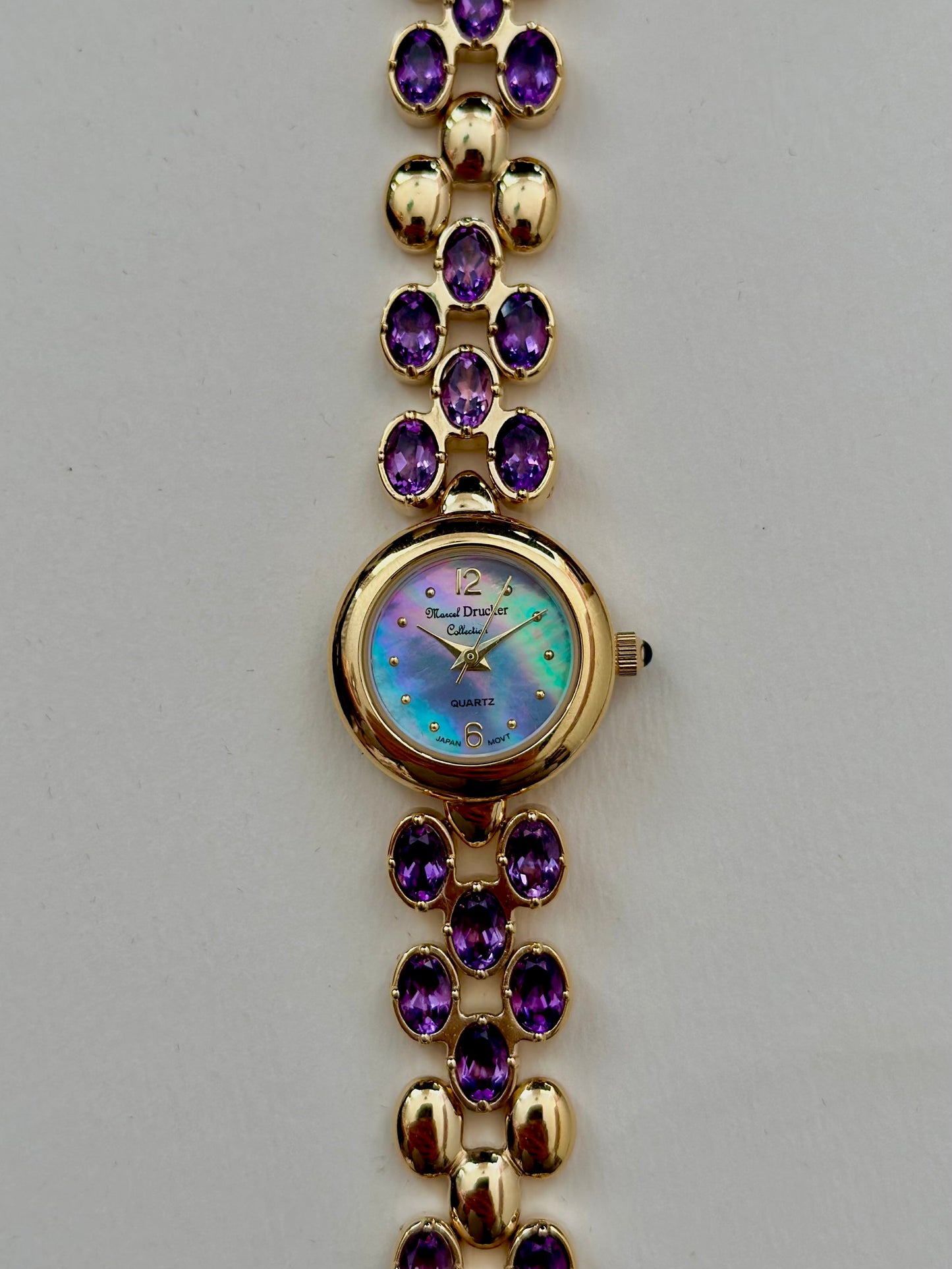 Rare Amethyst Gold Watch