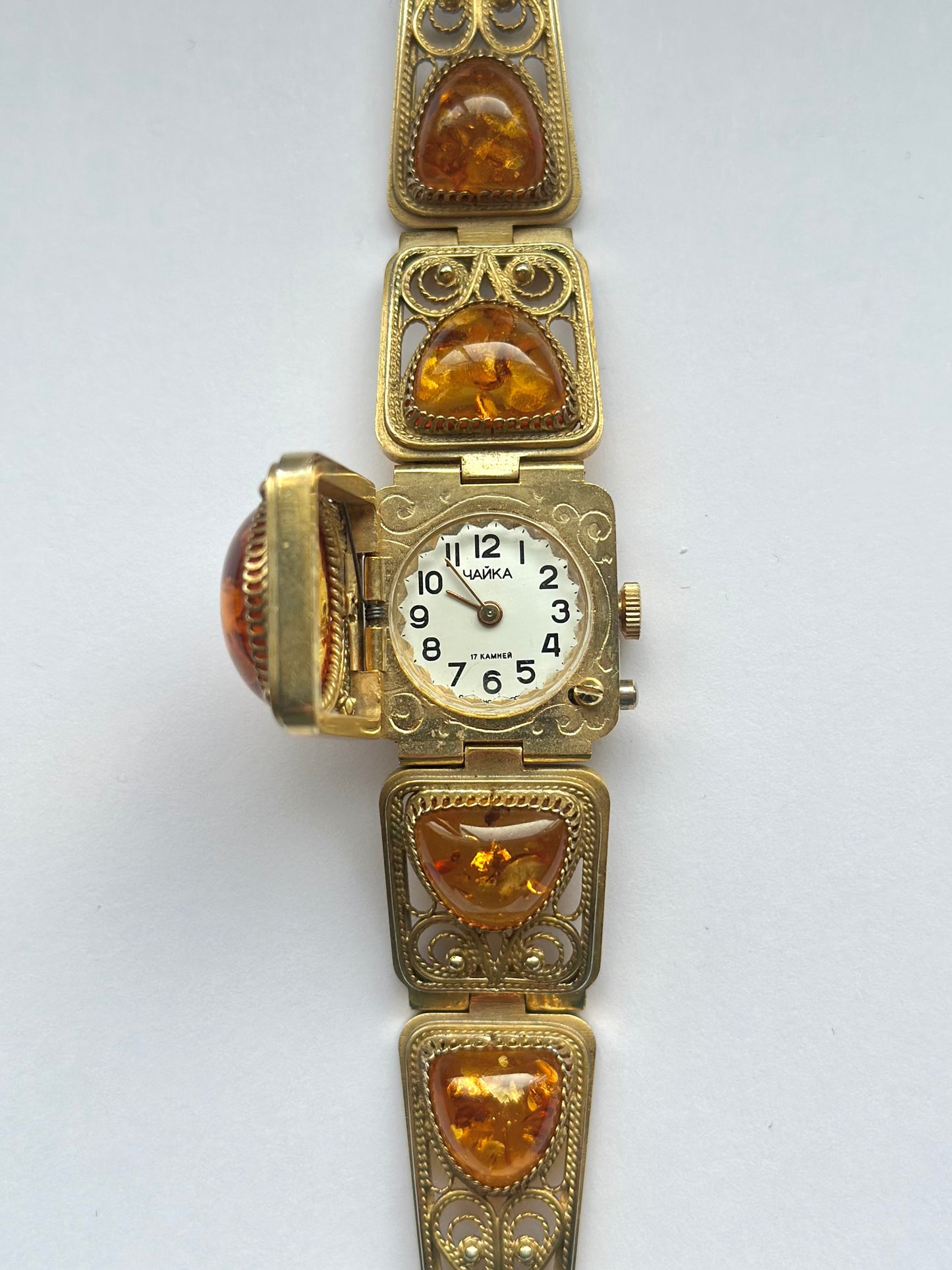 Amber Stone Rare Watch