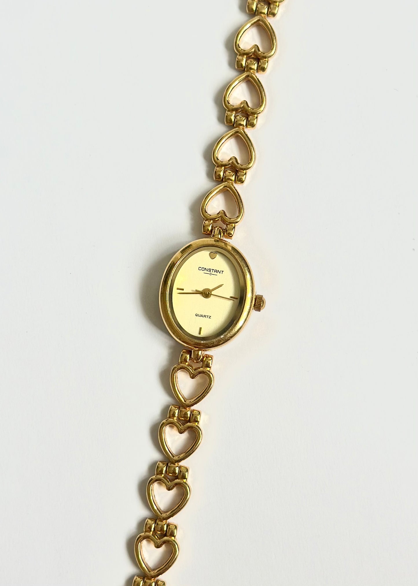 Dainty Hearts Gold Watch