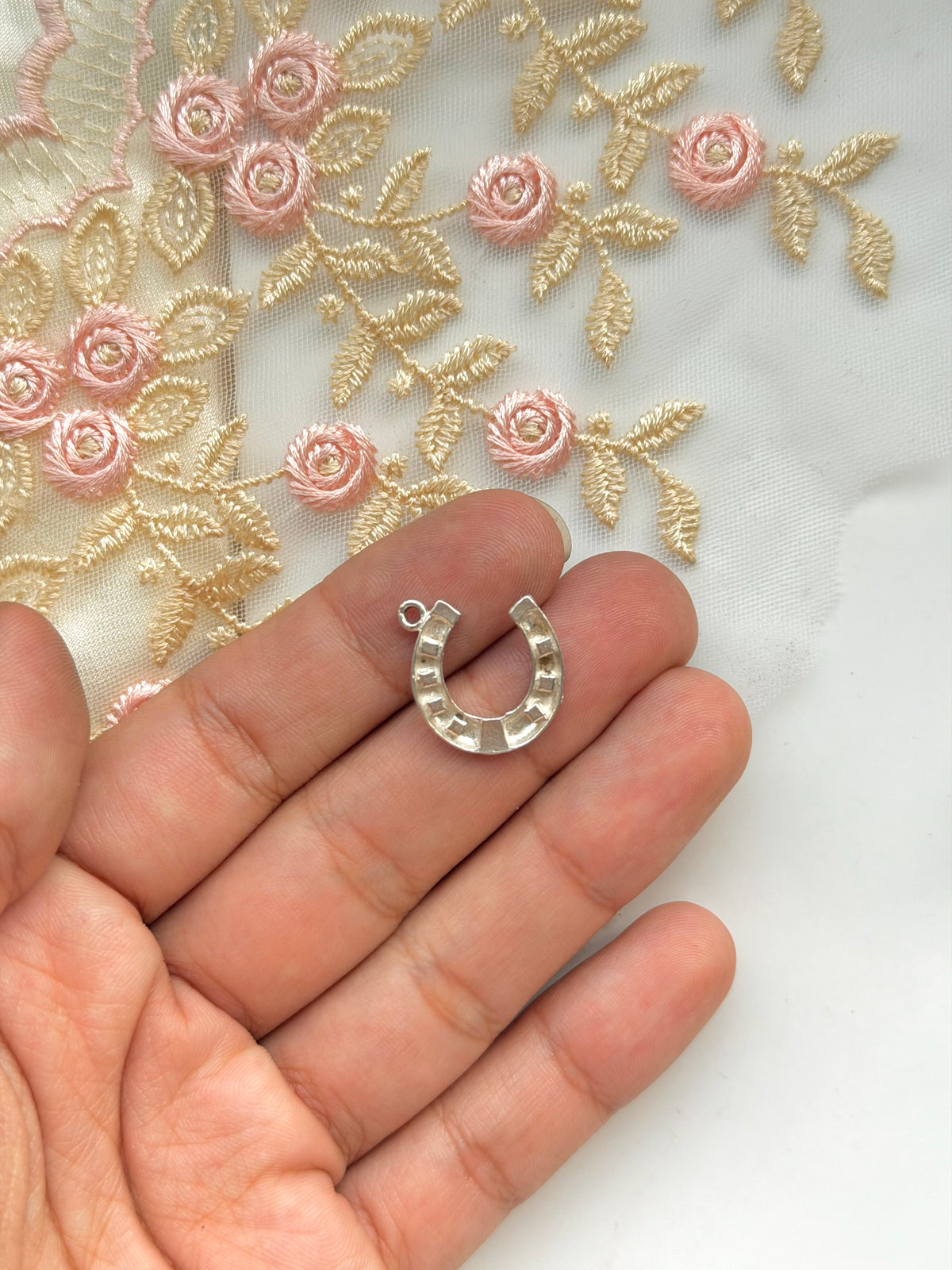 Horse Shoe Sterling Silver Charm