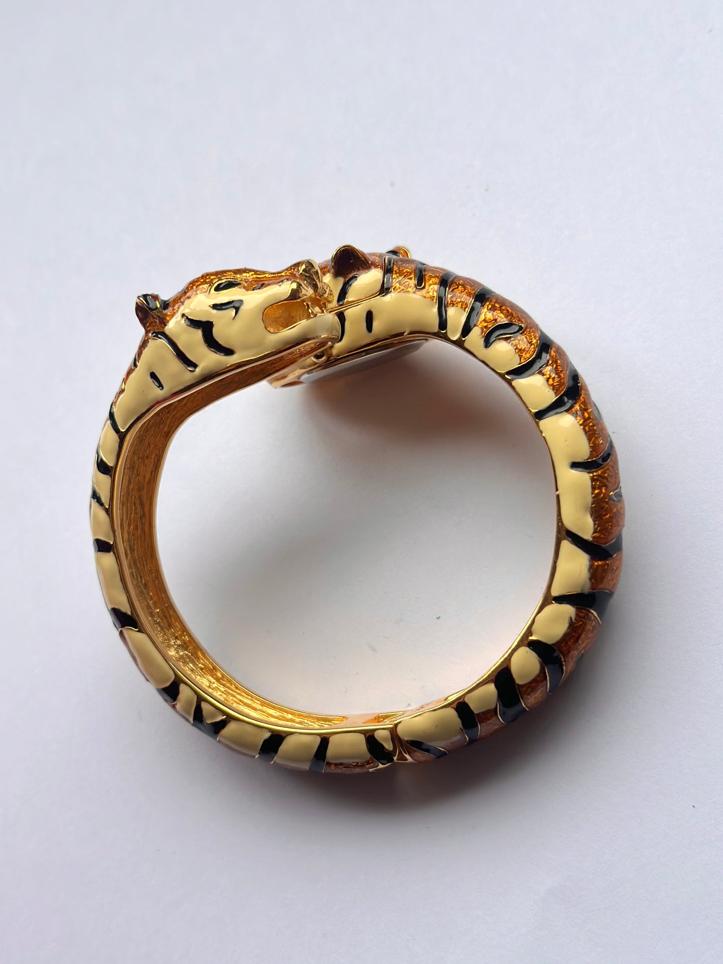 1990s Enamel Tiger Watch