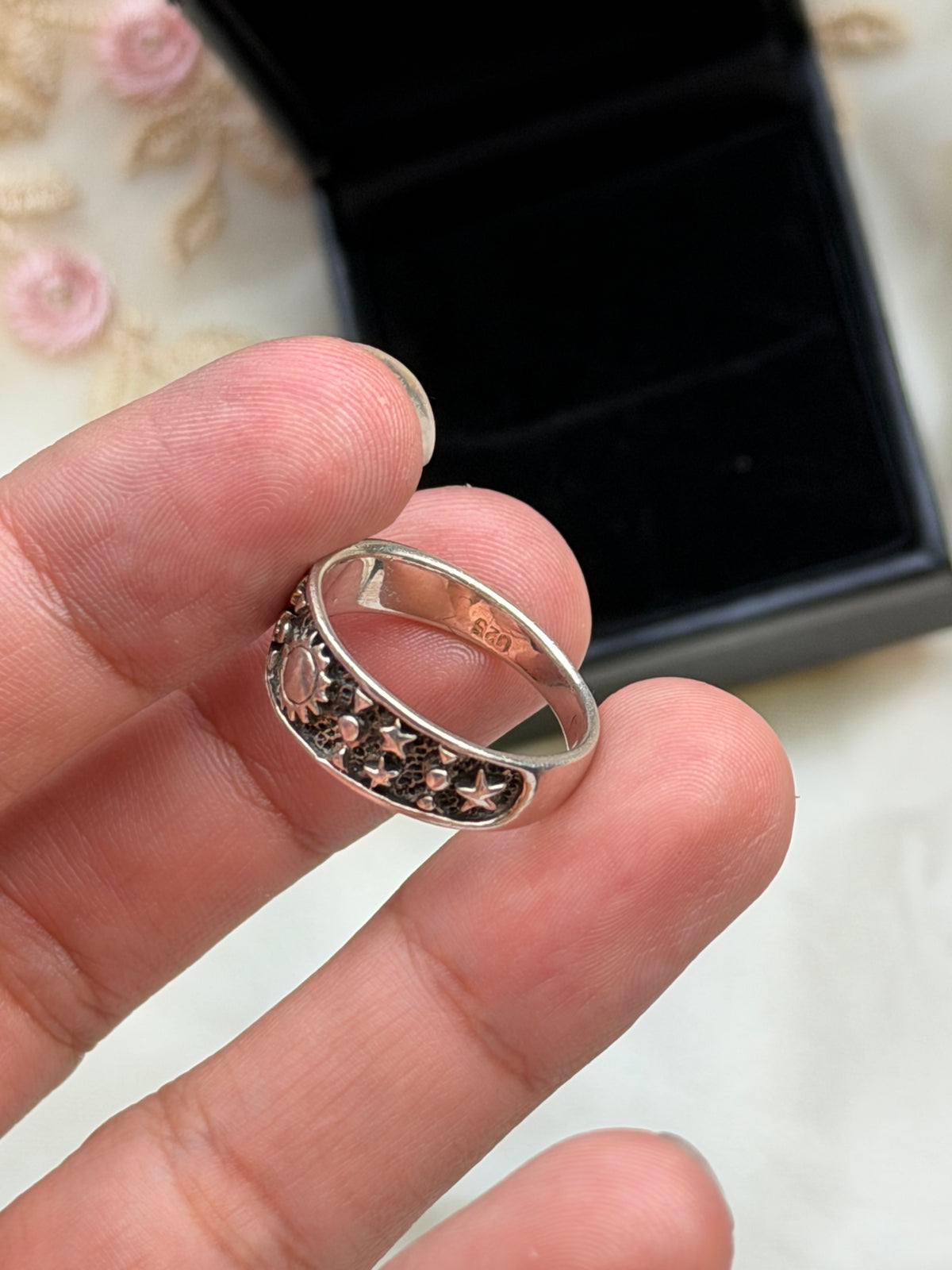 Celestial Sterling Silver Ring