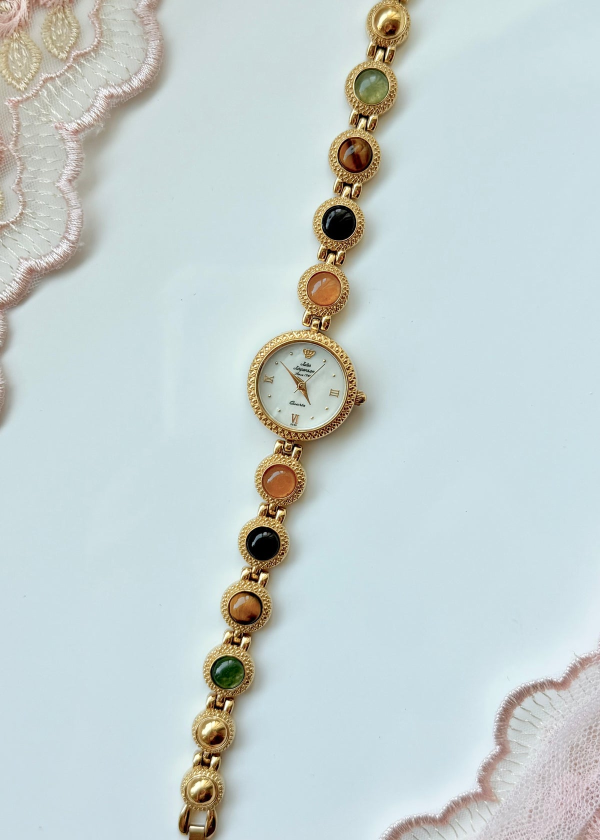 Rare Jules Jurgensen Gold Gem Watch