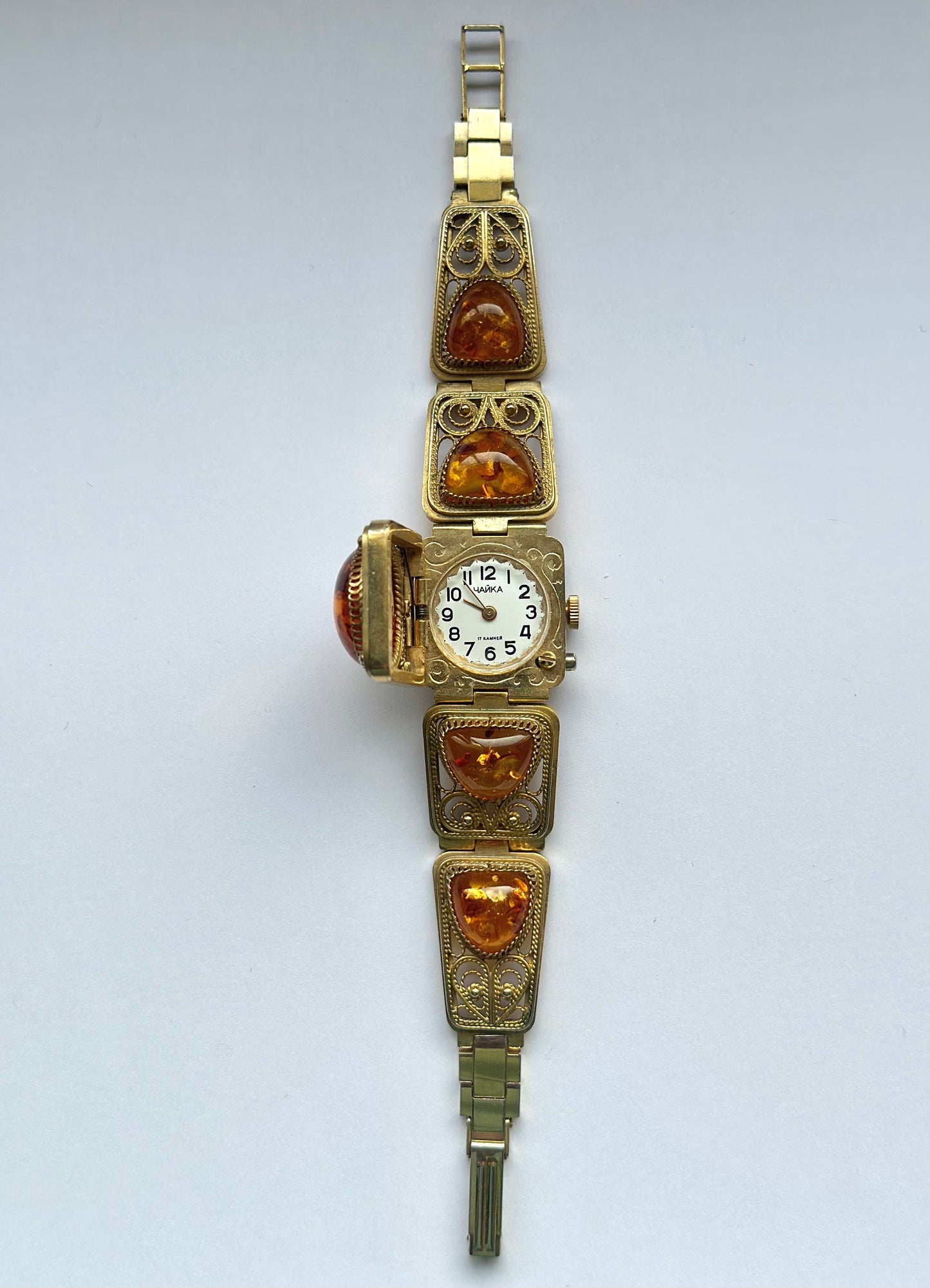 Amber Stone Rare Watch