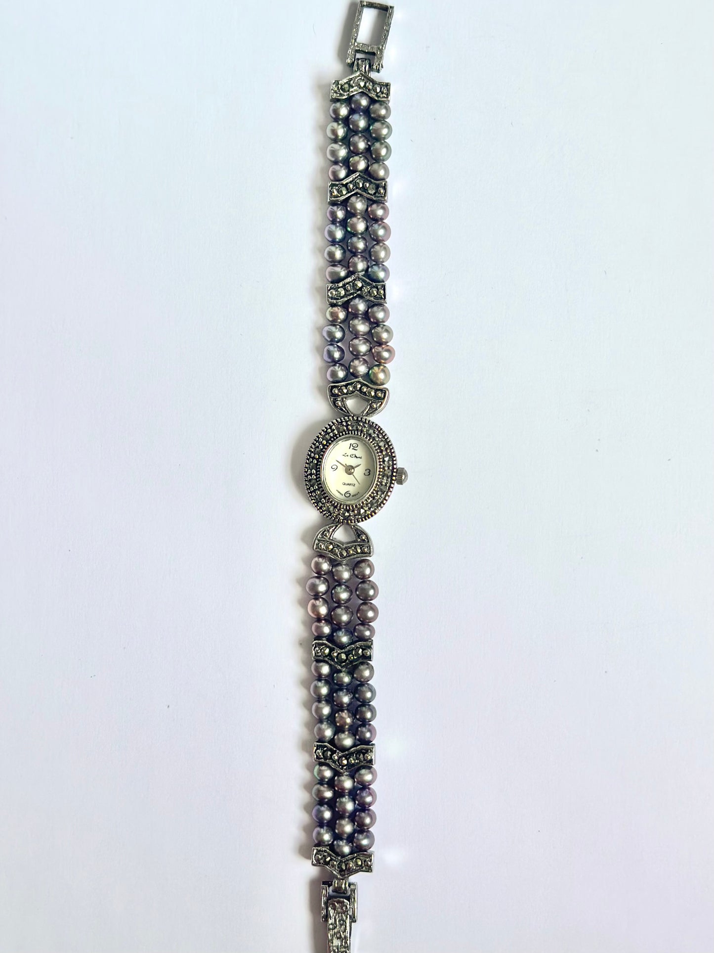 Real Pearls Silver Watch