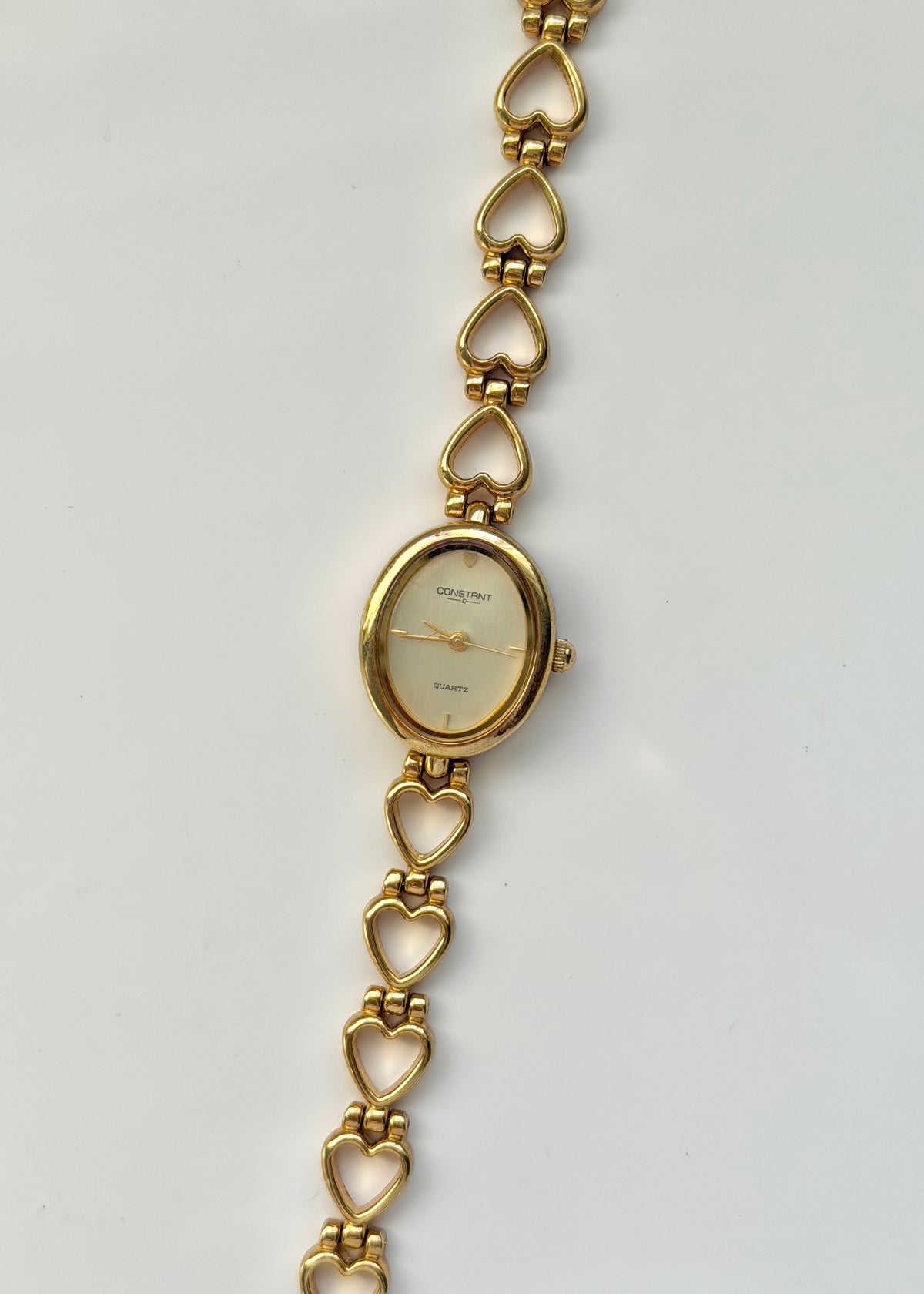 Dainty Hearts Gold Watch